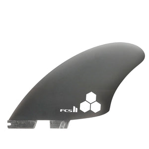 FCS II Channel Islands Keel Twin Surfboard Fins - Medium/Smoke