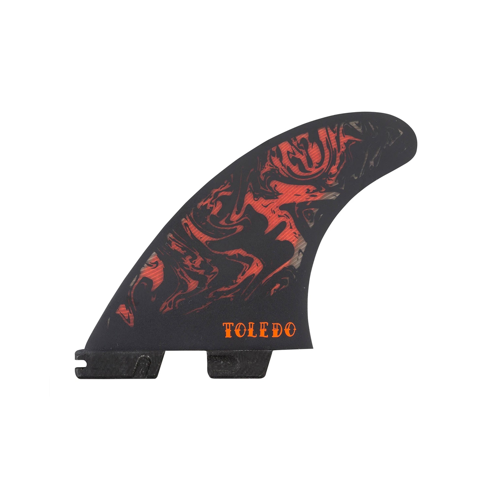 FCS II FT Performance Core Tri Surfboard Fins - Medium/Red