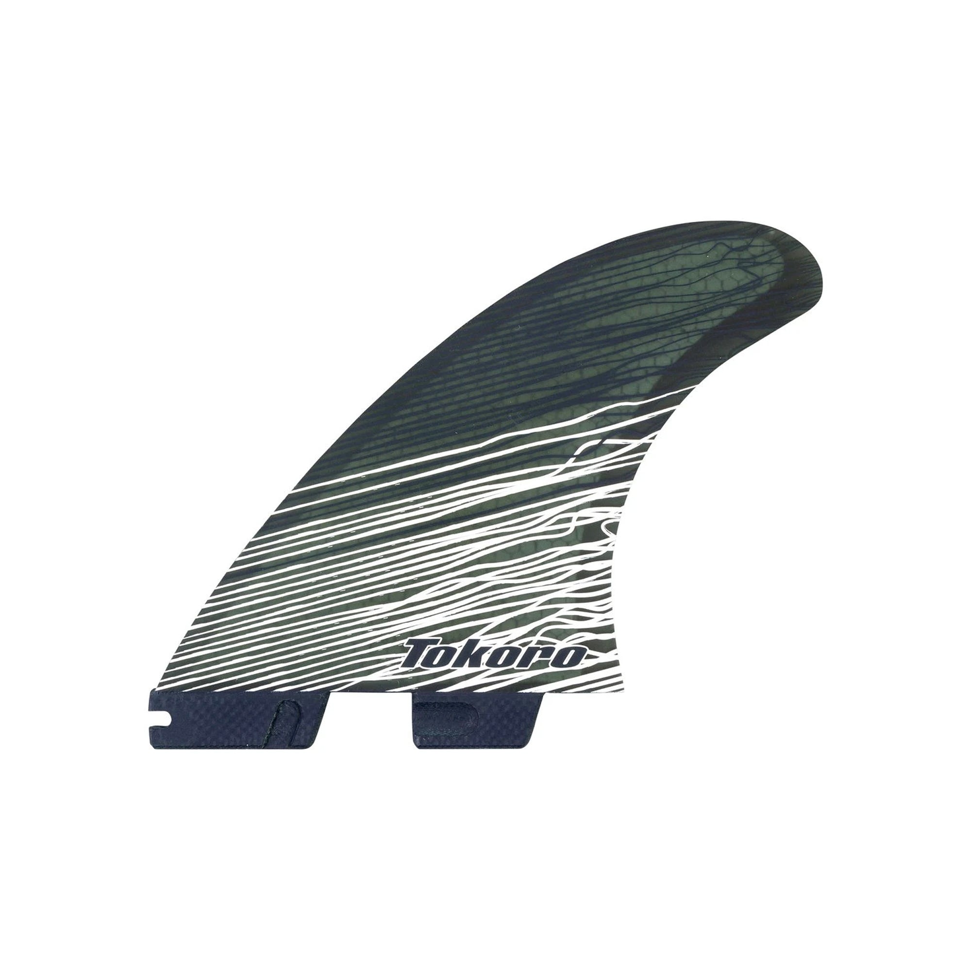 FCS II Tokoro Performance Core Tri Surfboard Fins - Medium/Black