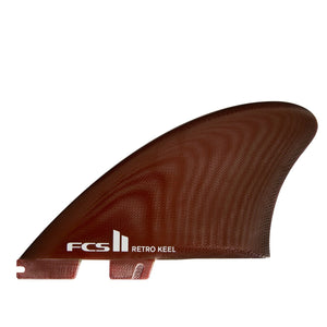 FCS II Retro Keel Performance Glass Twin Fins