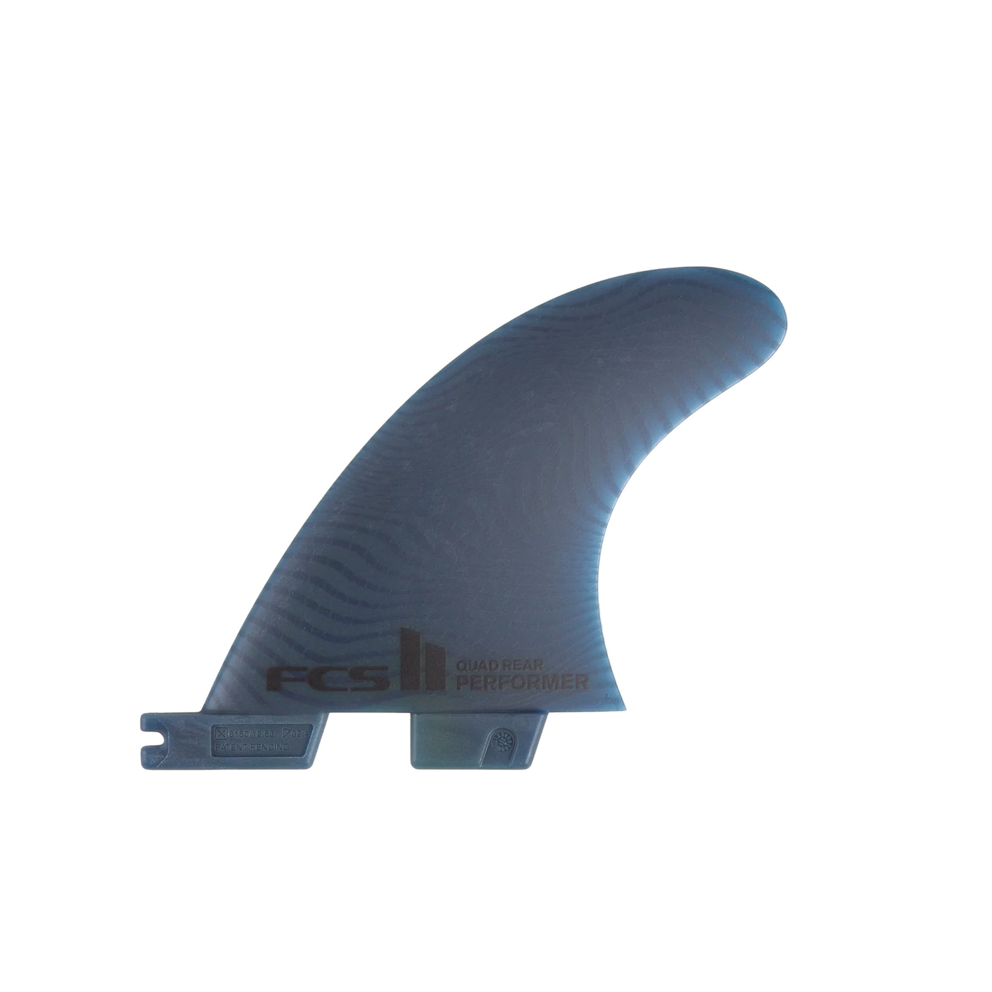 FCS II Performer Neo Glass Medium Quad Rear Surfboard Fins