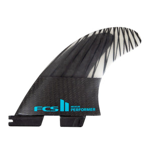 FCS II Performer Large PC Carbon Tri Surfboard Fins