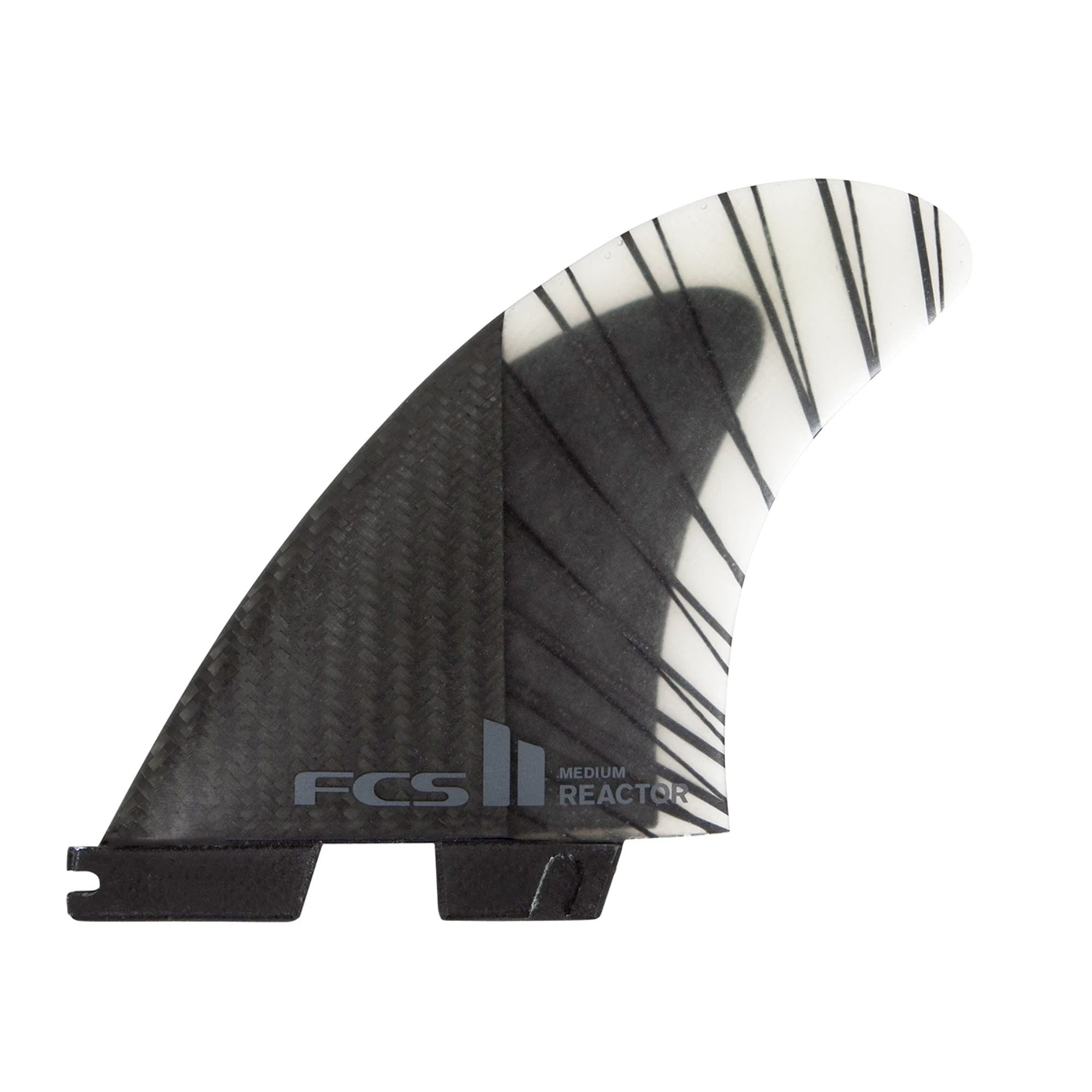 FCS II Reactor PC Carbon Large Tri Surfboard Fins