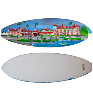 Justin Melton Flagler College Artwork Surfboard