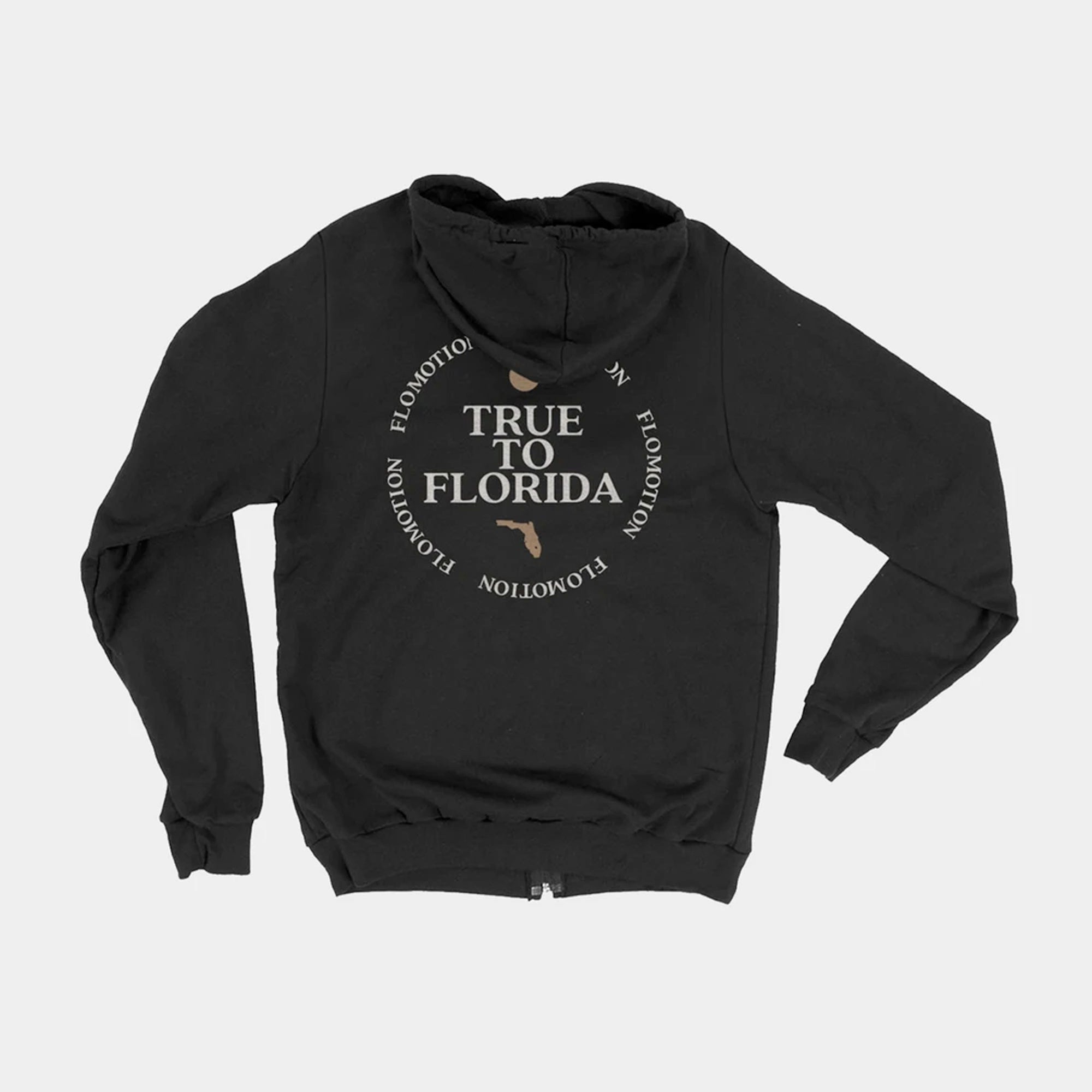 Flomotion True to Florida Men's Zip-Up Hoodie - Black