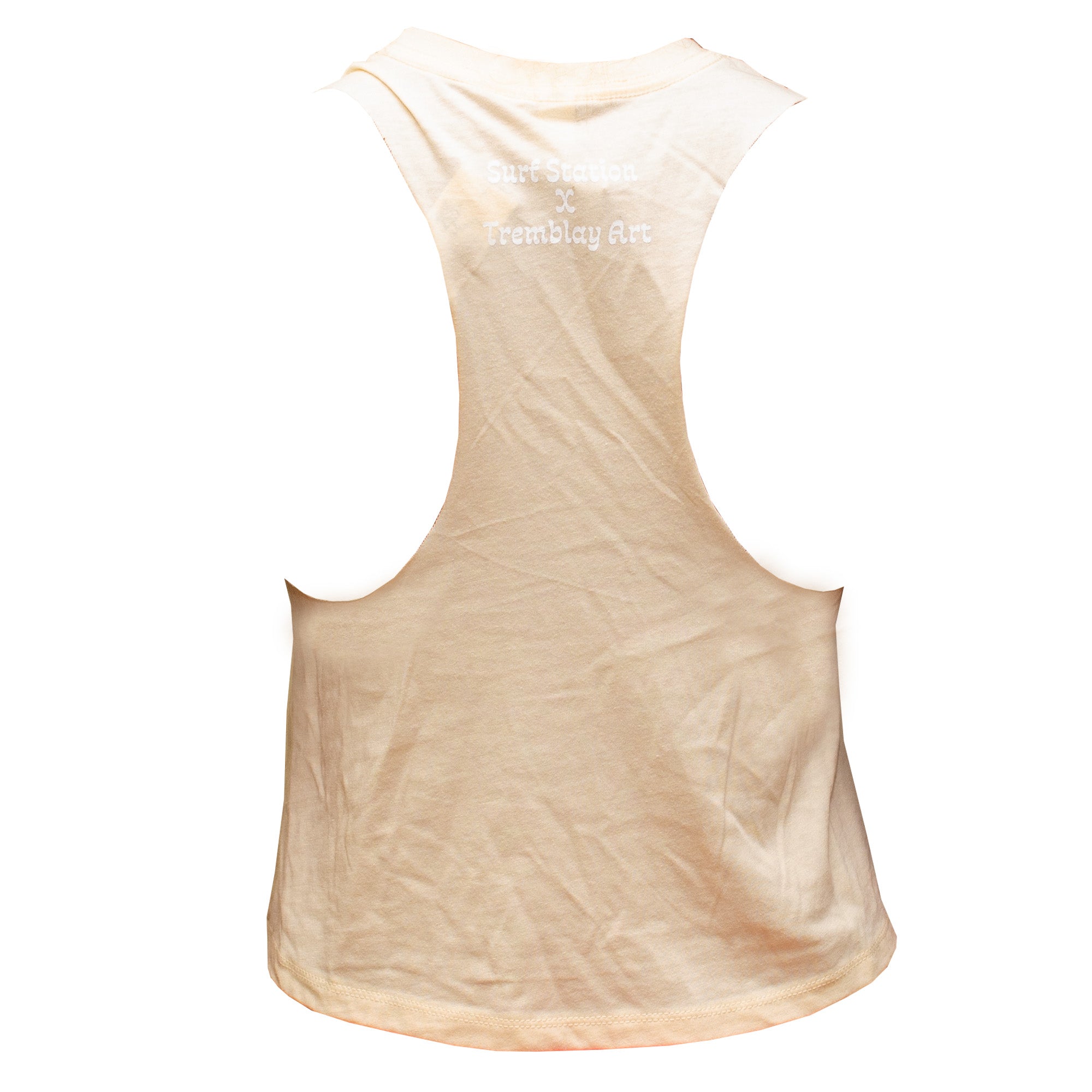 Surf Station Go With The Flow Women's Tank Top - Vanilla