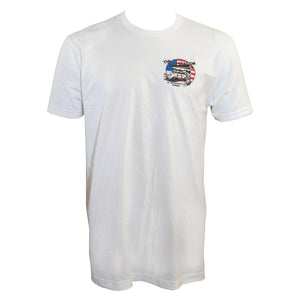 Surf Station Freedom Woody Men's S/S T-Shirt - White