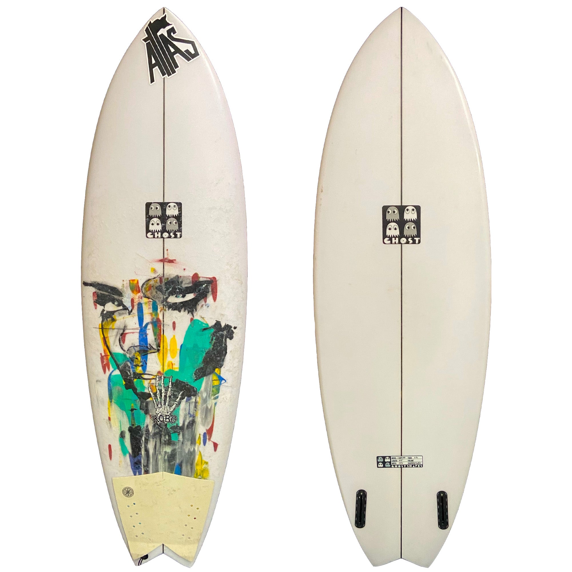 Ghost Shapes 5'5 Consignment Surfboard - Futures