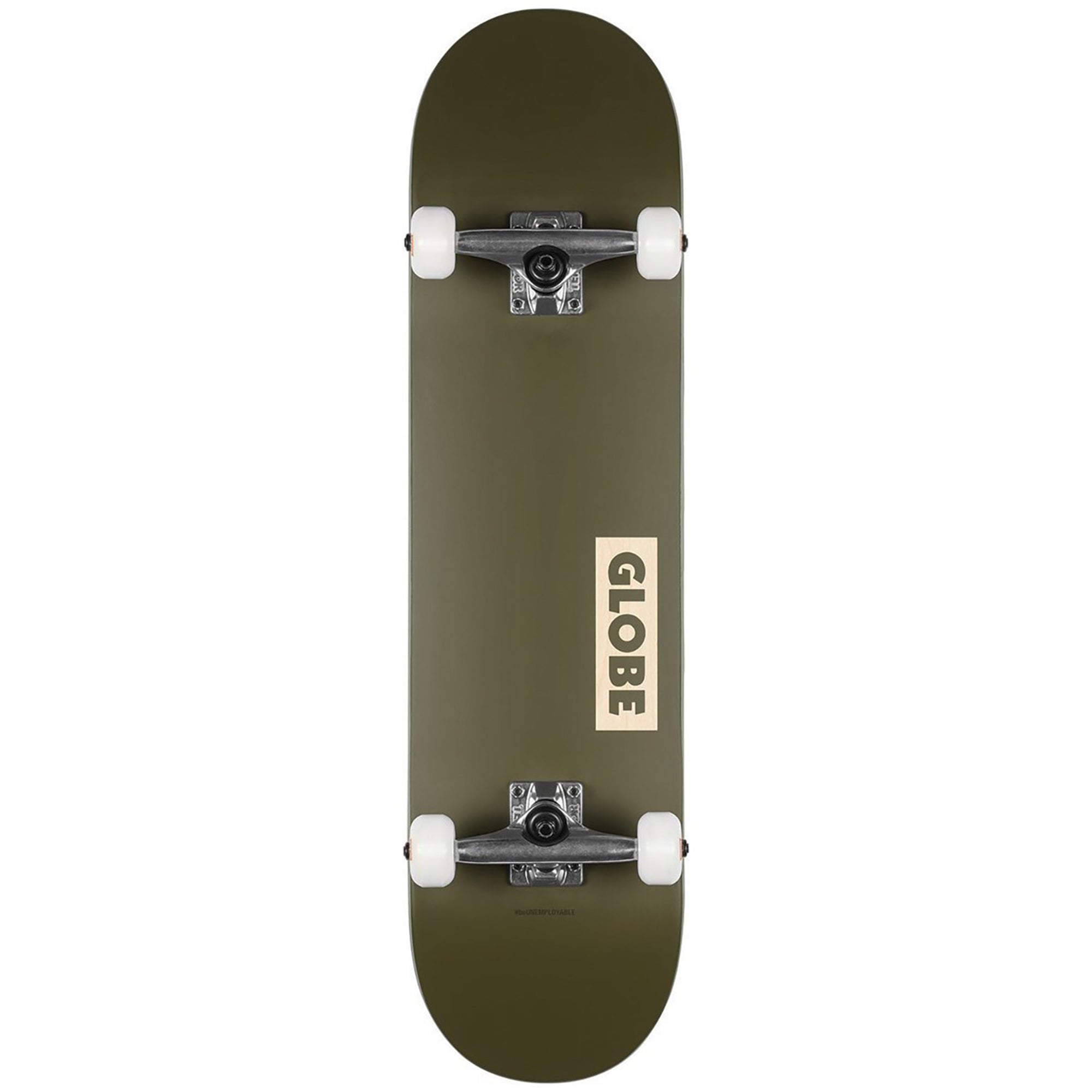 Globe Goodstock 8.25" Complete Skateboard - Fatigue Green