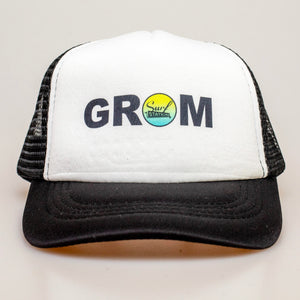 Surf Station Grom Youth Trucker Hat - Black