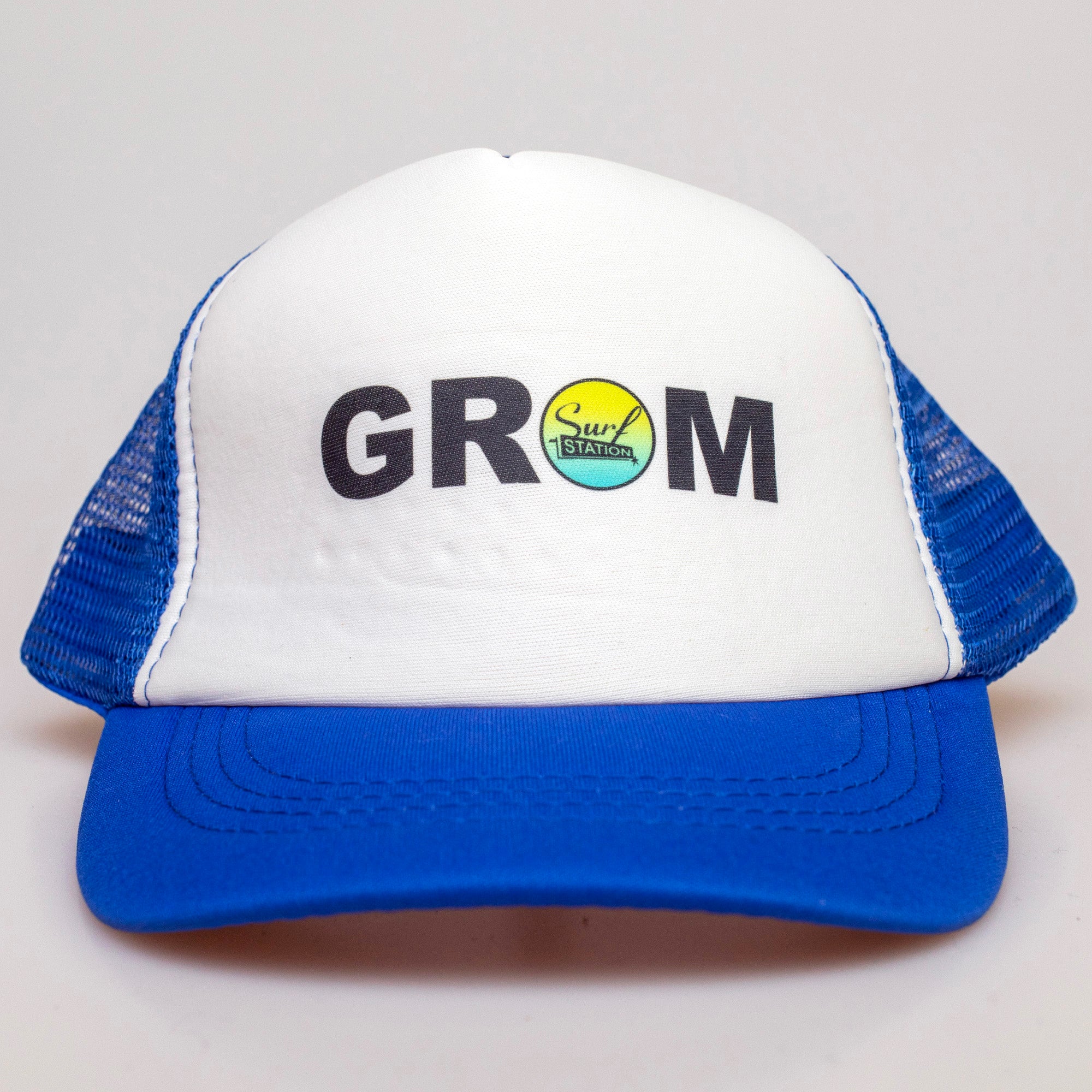 Surf Station Grom Youth Trucker Hat - Blue