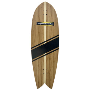 Hamboard Fish 53" Surfskate Skateboard - Bamboo Wedge