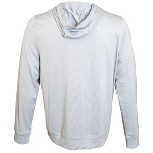 Surf Station Helm Mechanic Hybrid Men's Hoodie - Light Grey