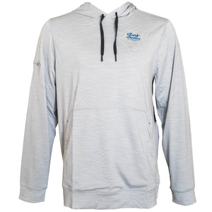 Surf Station Helm Mechanic Hybrid Men's Hoodie - Light Grey