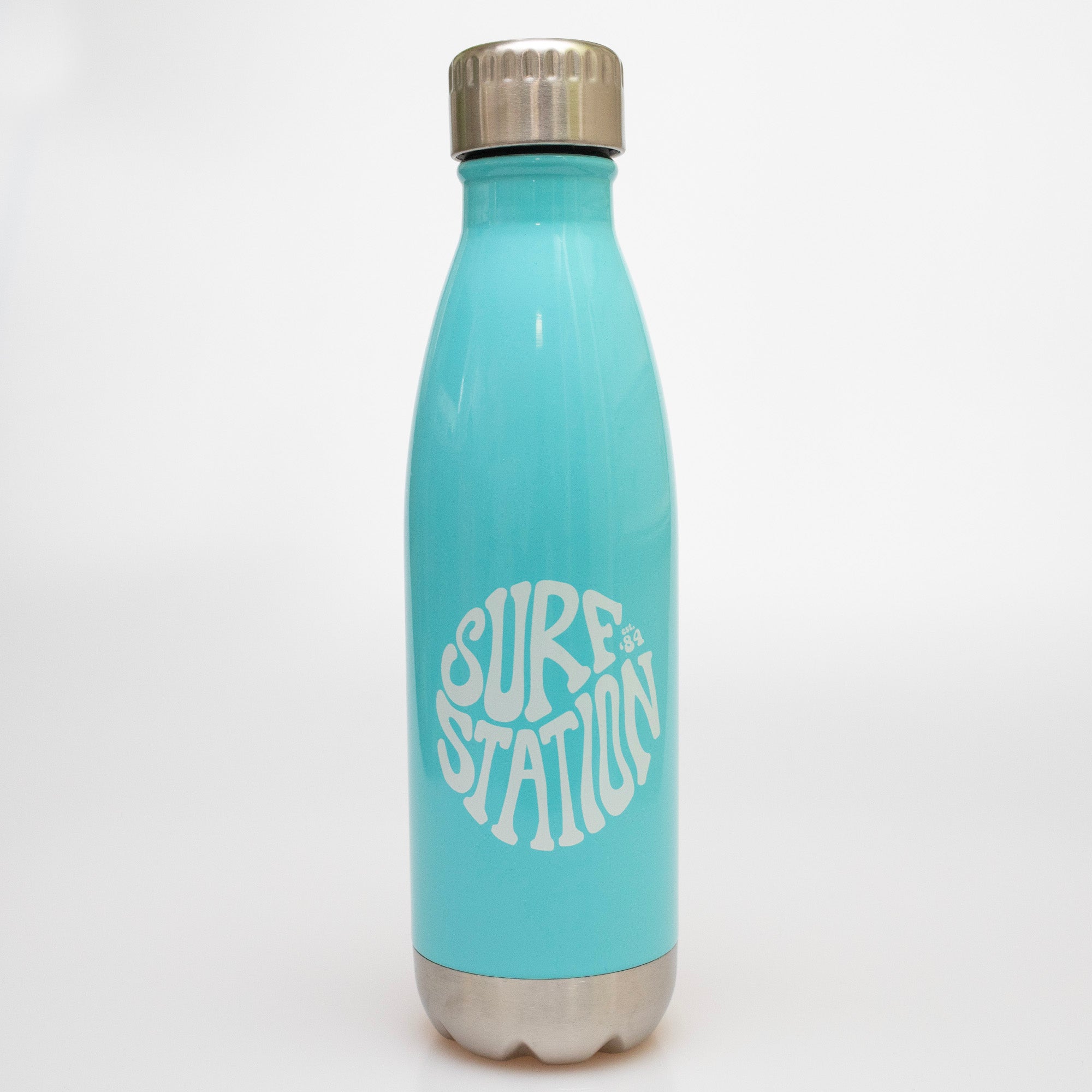 Surf Station Hippie '84 Stainless Steel Bottle - Baby Blue