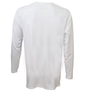 Surf Station Hybrid Mechanic Men's L/S Rashguard - White