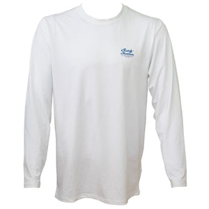 Surf Station Hybrid Mechanic Men's L/S Rashguard - White