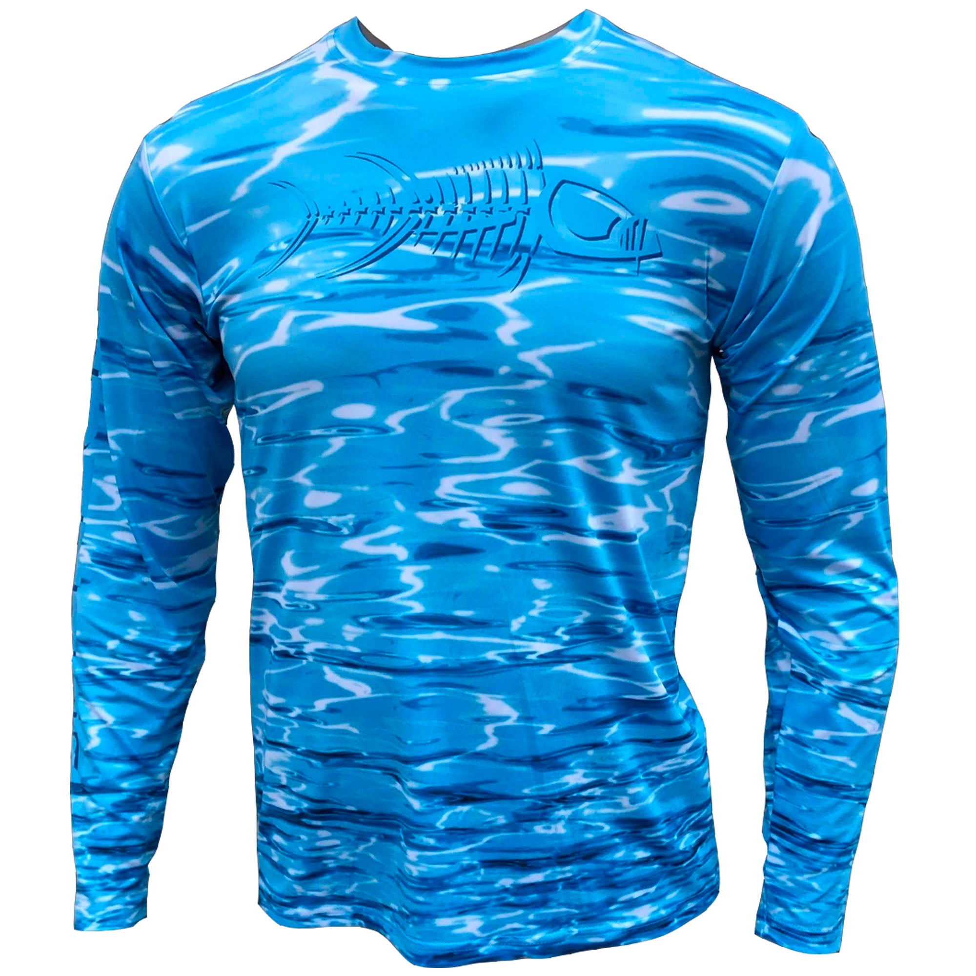 Tormenter Performance Men's Fishing Shirt - HydraFlek Blue