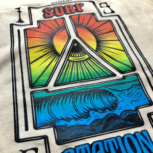 Surf Station x Cooper Neil One More Wave Men's S/S T-Shirt - Grey