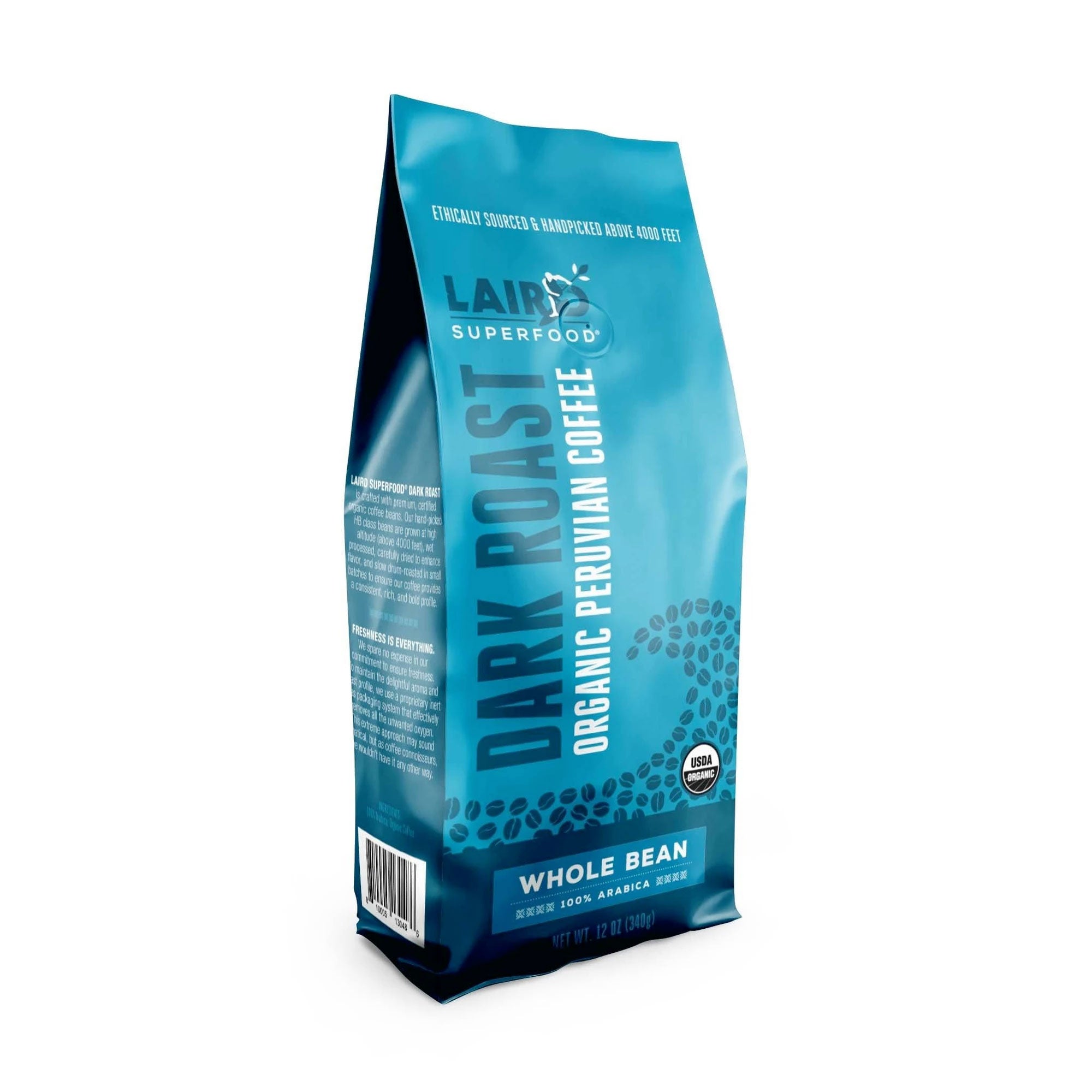 Laird Superfood Peruvian Dark Roast Coffee Beans