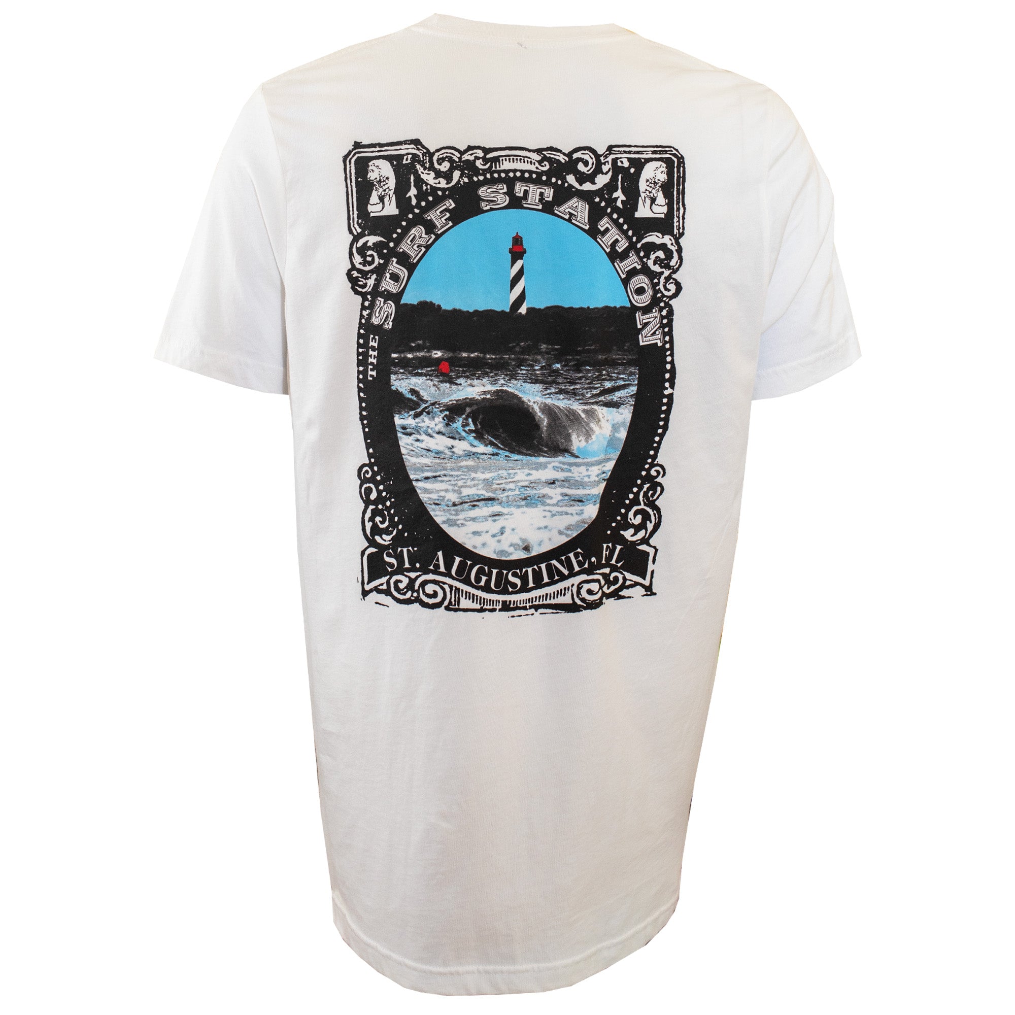 Surf Station Lighthouse Men's S/S T-Shirt