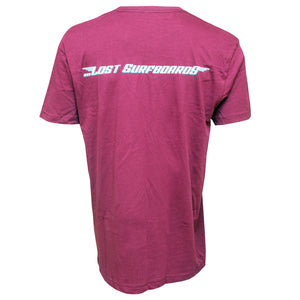 Lost Surfboards Men's S/S T-Shirt - Maroon