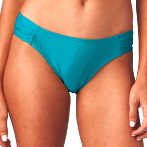 H2oh! Love Struck Sheered Side Women's Bikini Bottoms -Sapphire