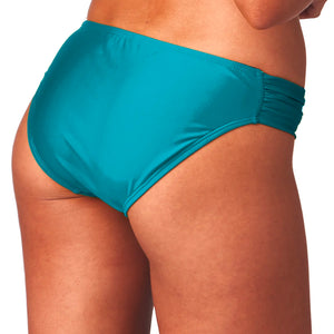 H2oh! Love Struck Sheered Side Women's Bikini Bottoms -Sapphire