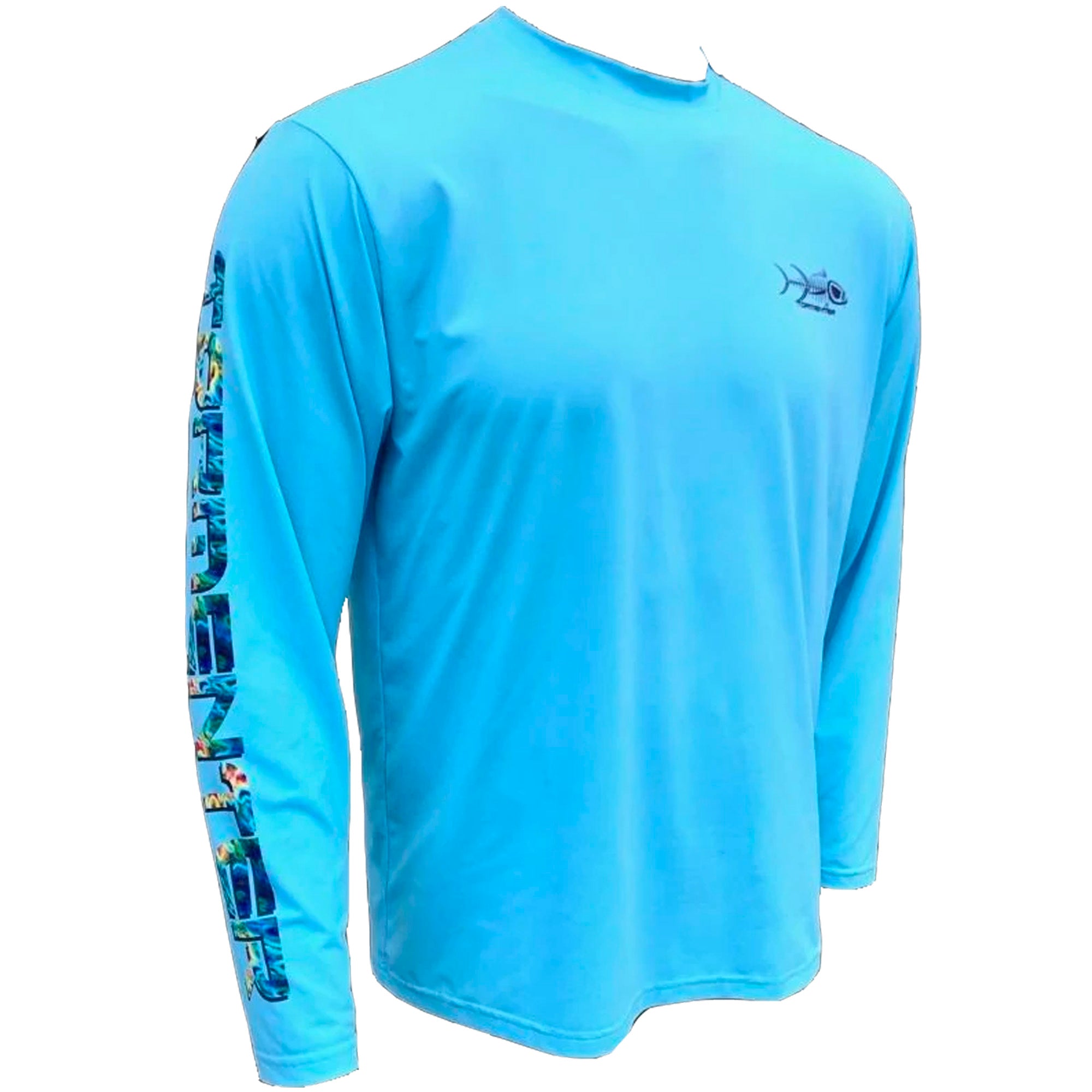 Tormenter Performance Men's Fishing Shirt - Mahi Baby Blue