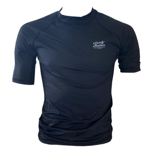 Surf Station Fuze Men's S/S Rashguard - Black