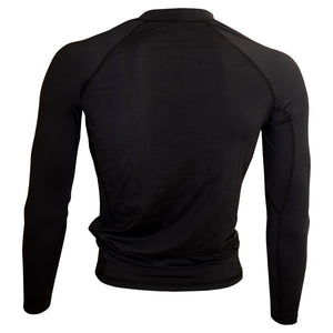 Surf Station Fuse Mechanic Men's L/S Rashguard - Black