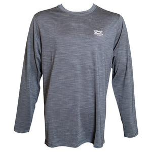 Surf Station Hybrid Mechanic Men's L/S Rashguard - Charcoal