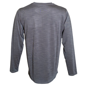 Surf Station Hybrid Mechanic Men's L/S Rashguard - Charcoal