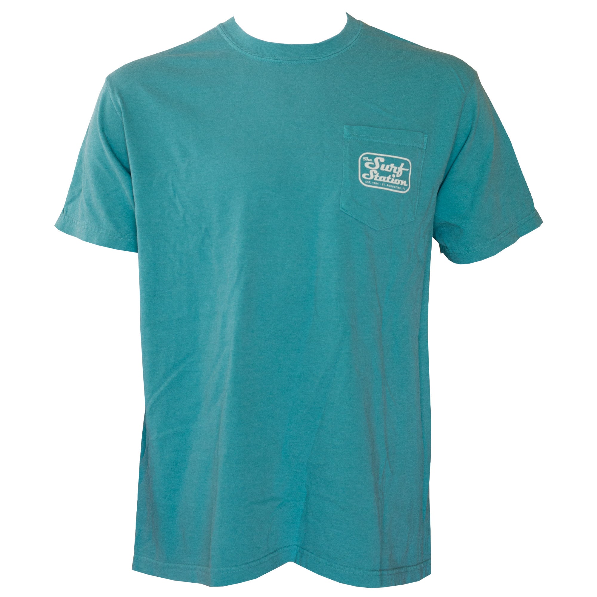 Surf Station Mechanic Men's S/S T-Shirt - Seafoam