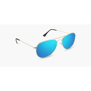 Nectar Kitty Hawk Women's Sunglasses - Gold/Blue Polarized