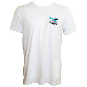 Surf Station Neon Woody Men's S/S T-Shirt - White