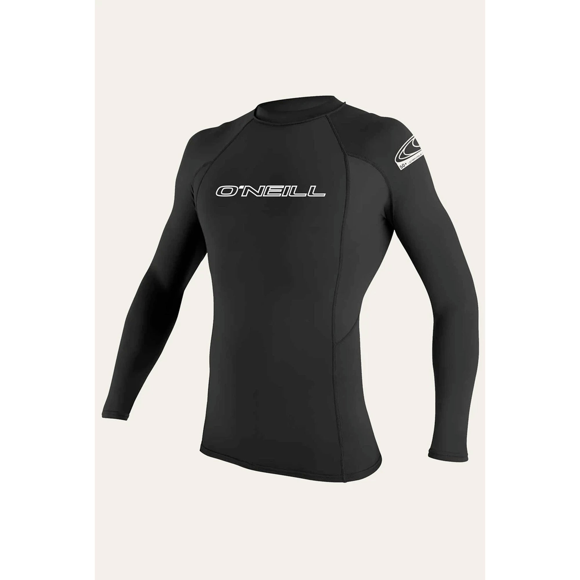 O'Neill Basic Skins Crew Men's L/S Rashguard - Black