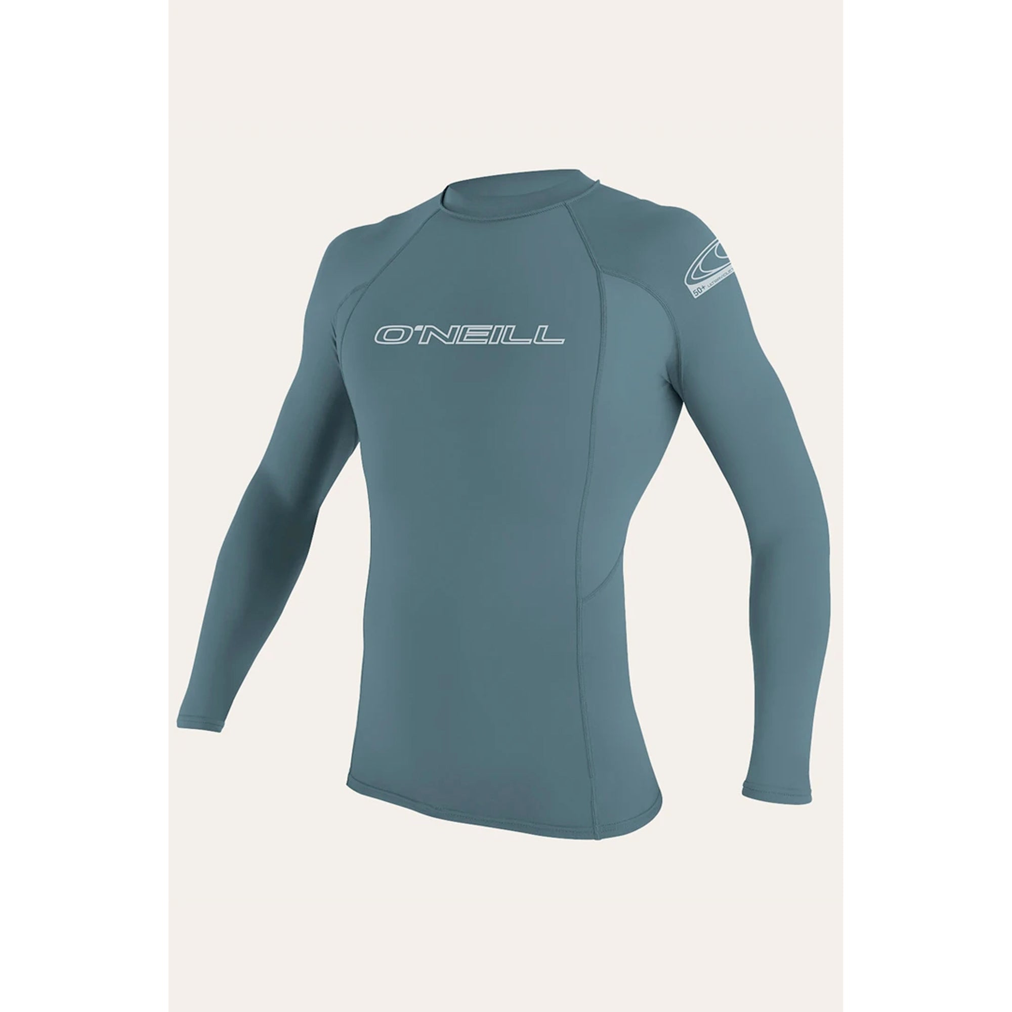 O'Neill Basic Skins Crew Men's L/S Rashguard - Dusty Blue