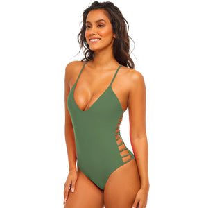 H2oh! Colours Oahu Women's One-Piece - Olive