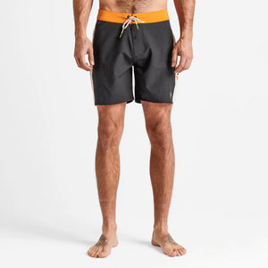 Roark Passage 17" Men's Boardshorts - Tamaroa Black