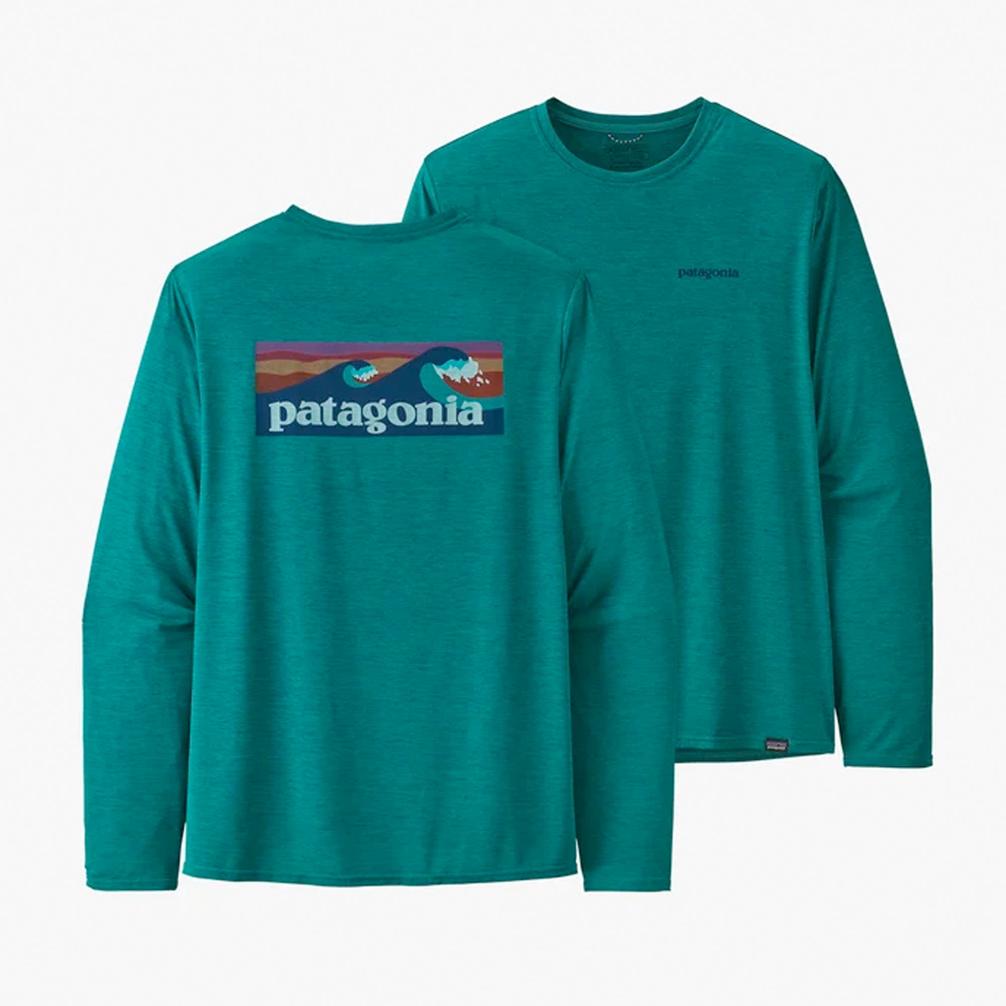 Patagonia Capilene Cool Daily Men's L/S T-Shirt - Borealis Green