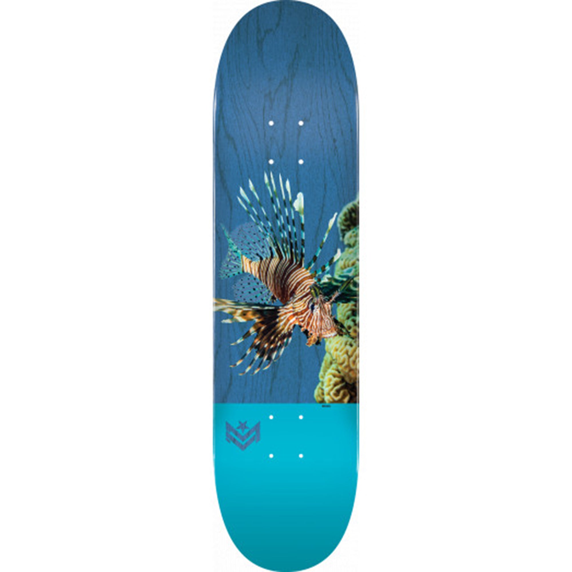 Mini Logo Poison Lion Fish 8.25" Skateboard Deck