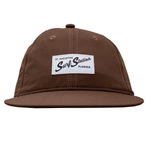 Surf Station Quicker Men's Snapback Hat - Brown