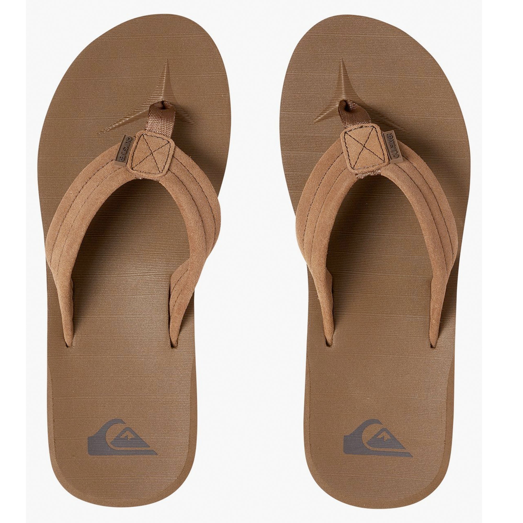 Quiksilver Carver Suede Leather Men's Sandals - Tan