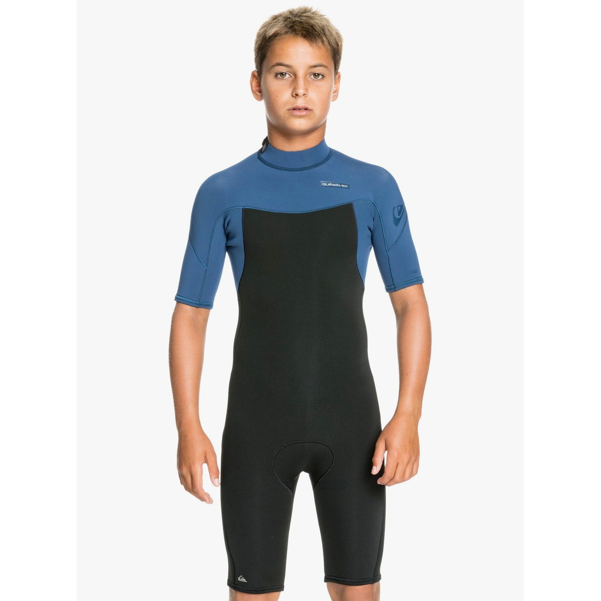 Quiksilver 2/2 Everyday Sessions Back-Zip Youth Boy's S/S Springsuit Wetsuit