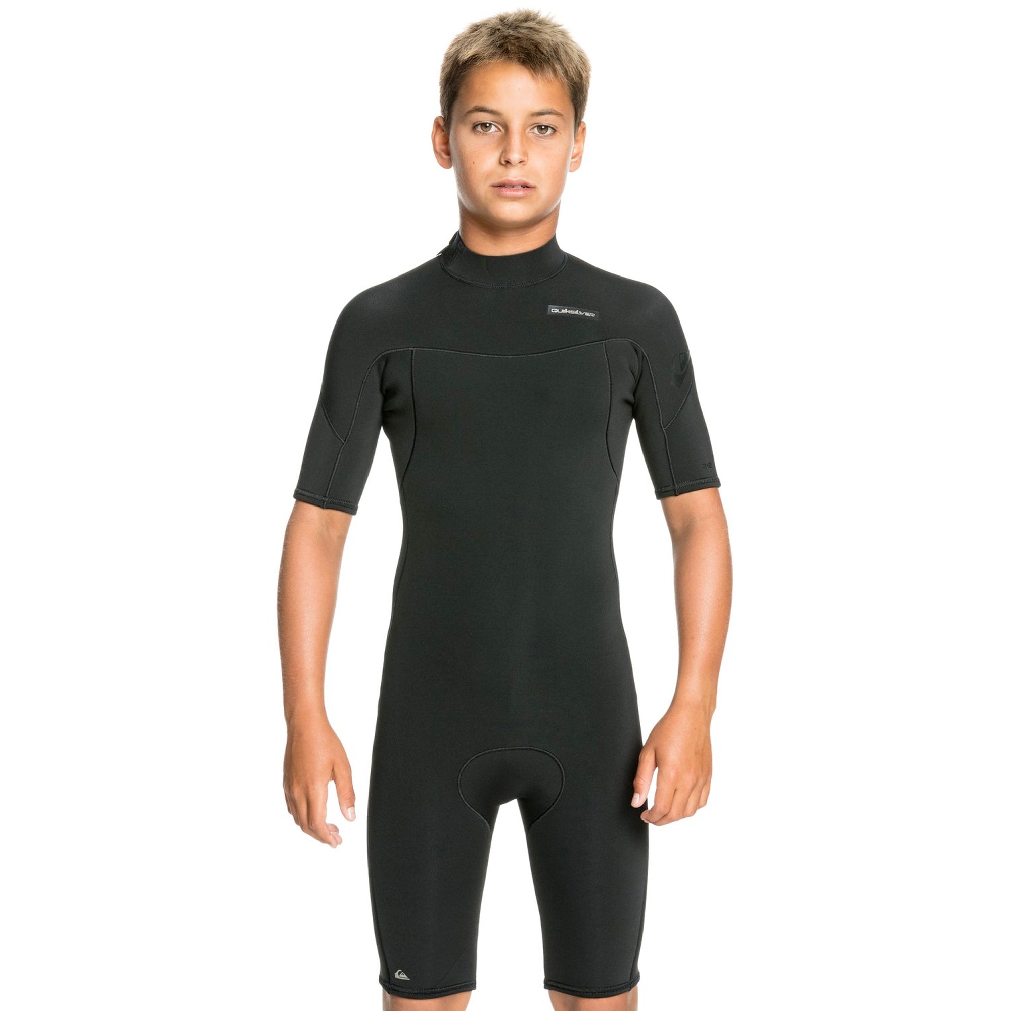 Quiksilver 2/2 Everyday Sessions Back-Zip Youth Boy's S/S Springsuit Wetsuit