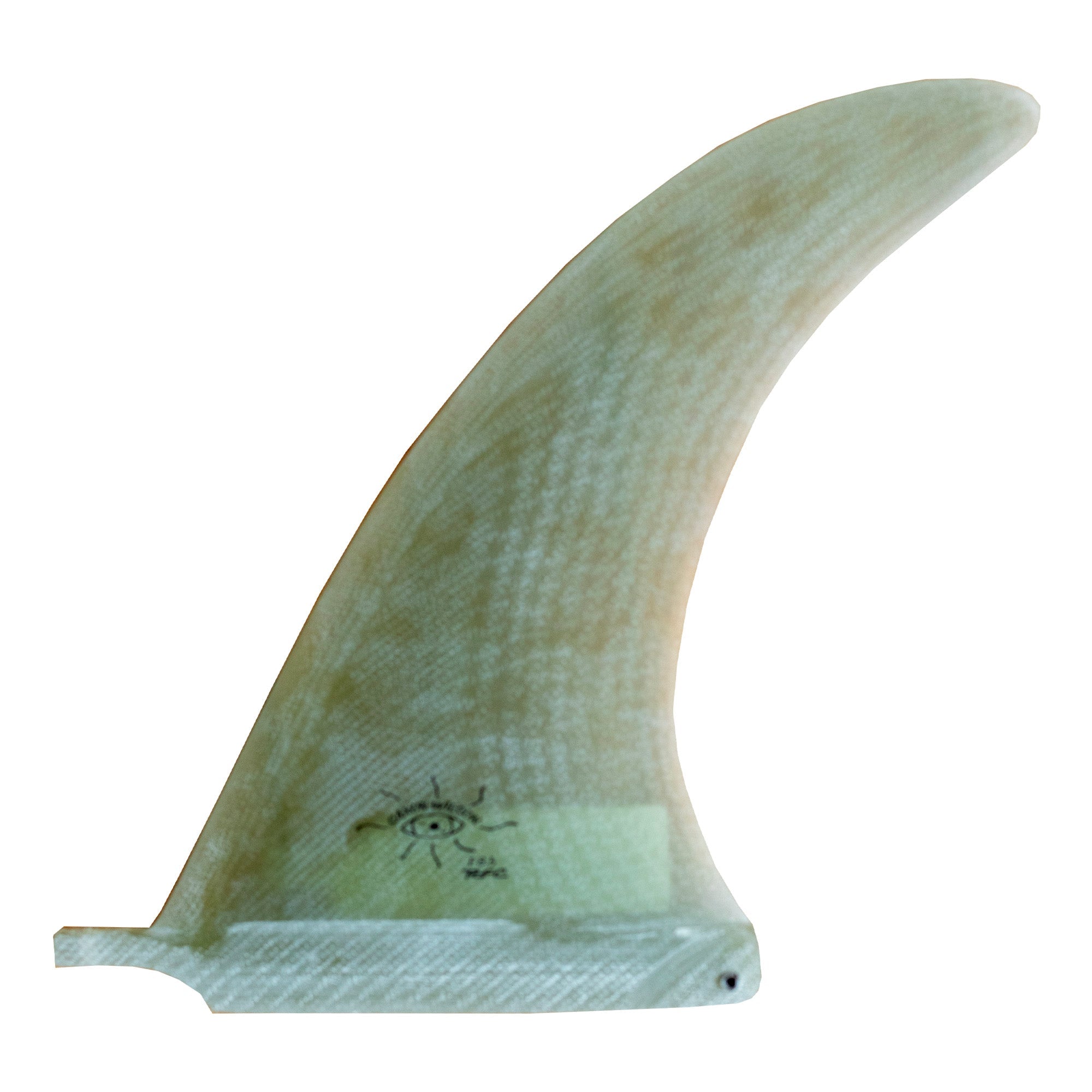 Rainbow Fin Co. Saxon Wilson Flex Longboard Fin - 7.5"/Clear