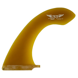 Rainbow Fin Company Wingnut Cutaway 10" Longboard Fin - Yellow