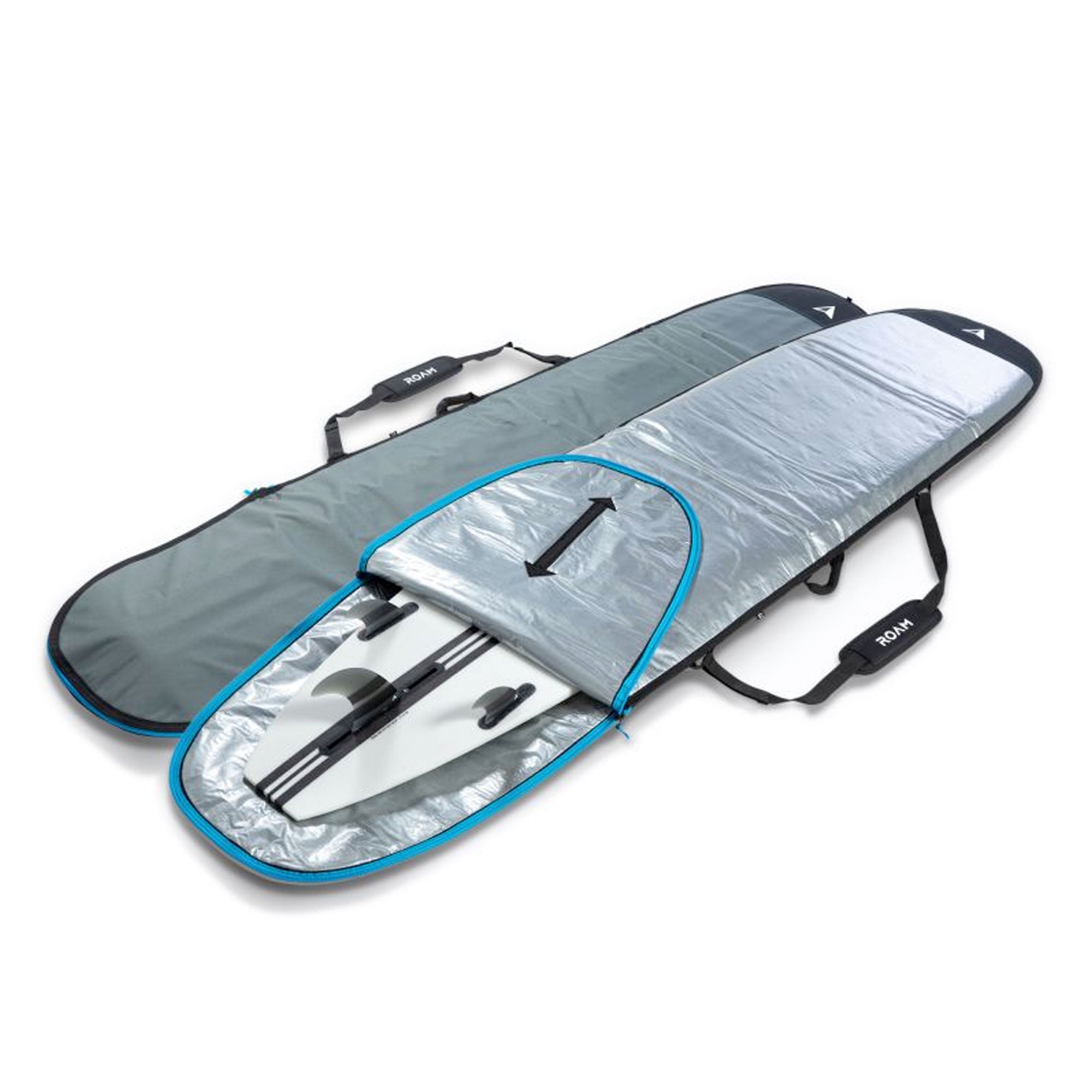 Roam Daylight Plus Longboard Surfboard Bag - Grey