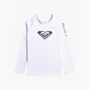 Roxy Whole Hearted Youth Girl's L/S Rashguard